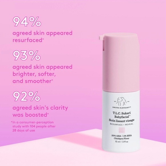 Drunk Elephant T.L.C. Sukari Babyfacial AHA + BHA Mask - Picture 3 of 5